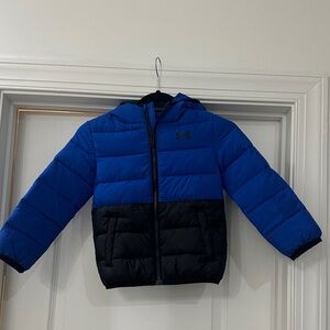 Under Armour Kids Puffer Jacket in Blue and Black